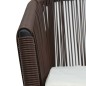 vidaXL Sedie da Giardino 2 pz Marroni in Rattan PE vidaXL Sedie da Giardino 2 pz Marroni in Rattan PE