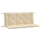 vidaXL Cuscini Panca da Giardino 2pz Beige 120x50x7 cm Tessuto Oxford vidaXL Cuscini Panca da Giardino 2pz Beige 120x50x7 cm Tessuto Oxford