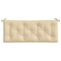 vidaXL Cuscini Panca da Giardino 2pz Beige 120x50x7 cm Tessuto Oxford vidaXL Cuscini Panca da Giardino 2pz Beige 120x50x7 cm Tessuto Oxford