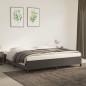 vidaXL Giroletto senza Materasso Grigio Scuro 200x200 cm Velluto vidaXL Giroletto senza Materasso Grigio Scuro 200x200 cm Velluto