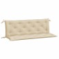 vidaXL Cuscino per Panca Beige 150 cm in Tessuto Oxford