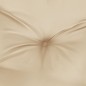 vidaXL Cuscino per Panca Beige 150 cm in Tessuto Oxford
