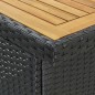 vidaXL Set da Bar 3 pz in Polyrattan Nero vidaXL Set da Bar 3 pz in Polyrattan Nero