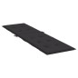 vidaXL Cuscino per Sdraio Nero (75+105)x50x3 cm vidaXL Cuscino per Sdraio Nero (75+105)x50x3 cm