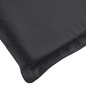 vidaXL Cuscino per Sdraio Nero (75+105)x50x3 cm vidaXL Cuscino per Sdraio Nero (75+105)x50x3 cm