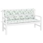 vidaXL Cuscini Panca Giardino 2 pz Motivo a Foglie 150x50x7 cm Tessuto vidaXL Cuscini Panca Giardino 2 pz Motivo a Foglie 150x50x7 cm Tessuto