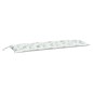 vidaXL Cuscini Panca Giardino 2 pz Motivo a Foglie 150x50x7 cm Tessuto vidaXL Cuscini Panca Giardino 2 pz Motivo a Foglie 150x50x7 cm Tessuto