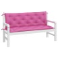 vidaXL Cuscini per Panca da Giardino 2 pz Rosa 150x50x7 cm in Tessuto vidaXL Cuscini per Panca da Giardino 2 pz Rosa 150x50x7 cm in Tessuto