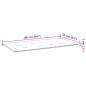 vidaXL Cuscino per Panca Antracite 100x50x3 cm in Tessuto Oxford