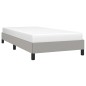vidaXL Giroletto Grigio Chiaro 90x200 cm in Tessuto vidaXL Giroletto Grigio Chiaro 90x200 cm in Tessuto