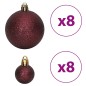 vidaXL Palline di Natale 100 pz Champagne e Marrone 3 / 4 / 6 cm vidaXL Palline di Natale 100 pz Champagne e Marrone 3 / 4 / 6 cm