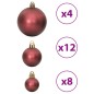 vidaXL Palline di Natale 100 pz Champagne e Marrone 3 / 4 / 6 cm vidaXL Palline di Natale 100 pz Champagne e Marrone 3 / 4 / 6 cm