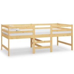 vidaXL Giroletto 90x200 cm in Legno Massello di Pino