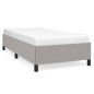 vidaXL Giroletto senza Materasso Grigio Chiaro 90x200 cm Tessuto vidaXL Giroletto senza Materasso Grigio Chiaro 90x200 cm Tessuto