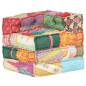 vidaXL Pouf Modulare in Tessuto Patchwork vidaXL Pouf Modulare in Tessuto Patchwork