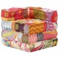 vidaXL Pouf Modulare in Tessuto Patchwork vidaXL Pouf Modulare in Tessuto Patchwork