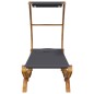 vidaXL Lettino con Tettuccio 100x190x134 cm in Legno Curvato Antracite vidaXL Lettino con Tettuccio 100x190x134 cm in Legno Curvato Antracite