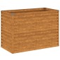vidaXL Fioriera Rialzata da Giardino 100x50x69 cm in Acciaio Corten vidaXL Fioriera Rialzata da Giardino 100x50x69 cm in Acciaio Corten