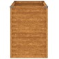 vidaXL Fioriera Rialzata da Giardino 100x50x69 cm in Acciaio Corten vidaXL Fioriera Rialzata da Giardino 100x50x69 cm in Acciaio Corten