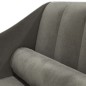 vidaXL Sdraio con Capezzale Grigio Scuro in Velluto vidaXL Sdraio con Capezzale Grigio Scuro in Velluto