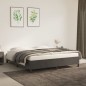 vidaXL Giroletto Grigio Scuro 160x200 cm in Velluto vidaXL Giroletto Grigio Scuro 160x200 cm in Velluto