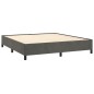 vidaXL Giroletto Grigio Scuro 160x200 cm in Velluto vidaXL Giroletto Grigio Scuro 160x200 cm in Velluto