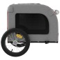 vidaXL Rimorchio da Bici per Animali Arancione e Grigio Oxford e Ferro vidaXL Rimorchio da Bici per Animali Arancione e Grigio Oxford e Ferro