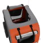 vidaXL Rimorchio da Bici per Animali Arancione e Grigio Oxford e Ferro vidaXL Rimorchio da Bici per Animali Arancione e Grigio Oxford e Ferro