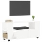 vidaXL Mobile Porta TV Bianco 102x34,5x43 cm in Legno Multistrato vidaXL Mobile Porta TV Bianco 102x34,5x43 cm in Legno Multistrato