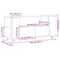 vidaXL Mobile Porta TV Bianco 102x34,5x43 cm in Legno Multistrato vidaXL Mobile Porta TV Bianco 102x34,5x43 cm in Legno Multistrato