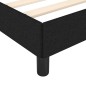 vidaXL Giroletto Nero 140x200 cm in Tessuto vidaXL Giroletto Nero 140x200 cm in Tessuto
