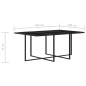 vidaXL Set da Pranzo per Esterni 7 pz con Cuscini in Polyrattan Grigio vidaXL Set da Pranzo per Esterni 7 pz con Cuscini in Polyrattan Grigio