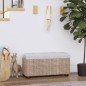 vidaXL Panche Portaoggetti 2 pz con Cuscino Grigio 69 cm Tifa vidaXL Panche Portaoggetti 2 pz con Cuscino Grigio 69 cm Tifa