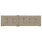 vidaXL Cuscino per Sdraio Tortora (75+105)x50x4 cm vidaXL Cuscino per Sdraio Tortora (75+105)x50x4 cm