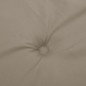 vidaXL Cuscino per Sdraio Tortora (75+105)x50x4 cm vidaXL Cuscino per Sdraio Tortora (75+105)x50x4 cm