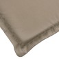 vidaXL Cuscino per Sdraio Tortora (75+105)x50x4 cm vidaXL Cuscino per Sdraio Tortora (75+105)x50x4 cm