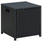vidaXL Set Divani da Giardino 6 pz con Cuscini in Polyrattan Nero vidaXL Set Divani da Giardino 6 pz con Cuscini in Polyrattan Nero
