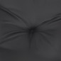 vidaXL Cuscino per Panca Nero 200x50x7 cm in Tessuto Oxford
