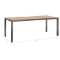 vidaXL Set da Pranzo da Giardino 9 pz con Cuscini in Polyrattan Grigio vidaXL Set da Pranzo da Giardino 9 pz con Cuscini in Polyrattan Grigio