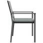 vidaXL Sedie da Giardino con Cuscini 2pz Nere 54x62,5x89 cm Polyrattan vidaXL Sedie da Giardino con Cuscini 2pz Nere 54x62,5x89 cm Polyrattan