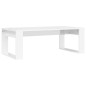 vidaXL Tavolino da Salotto Bianco Lucido 102x50x35cm Legno Multistrato