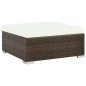 vidaXL Set Divani da Giardino 6 pz con Cuscini in Polyrattan Marrone vidaXL Set Divani da Giardino 6 pz con Cuscini in Polyrattan Marrone
