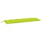 vidaXL Cuscino per Panca Verde Brillante 150x50x3 cm in Tessuto Oxford