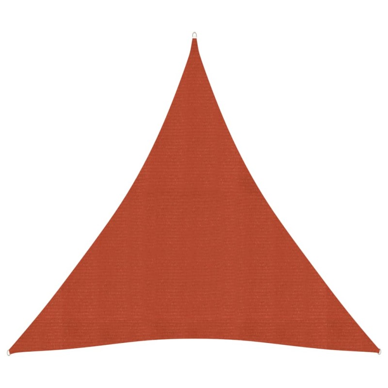 Vela Parasole 160 g/m² Terracotta 4,5x4,5x4,5 m in HDPE Vela Parasole 160 g/m² Terracotta 4,5x4,5x4,5 m in HDPE
