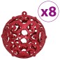 vidaXL Palline di Natale 100 pz Rosso Vino 3 / 4 / 6 cm vidaXL Palline di Natale 100 pz Rosso Vino 3 / 4 / 6 cm