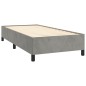 vidaXL Giroletto Grigio Chiaro 80x200 cm in Velluto vidaXL Giroletto Grigio Chiaro 80x200 cm in Velluto