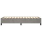 vidaXL Giroletto Grigio Chiaro 80x200 cm in Velluto vidaXL Giroletto Grigio Chiaro 80x200 cm in Velluto