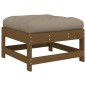 vidaXL Set Divani da Giardino 3 pz con Cuscini in Legno Massello Miele vidaXL Set Divani da Giardino 3 pz con Cuscini in Legno Massello Miele