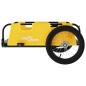 vidaXL Rimorchio per Bici da Carico Giallo in Tessuto Oxford e Ferro vidaXL Rimorchio per Bici da Carico Giallo in Tessuto Oxford e Ferro