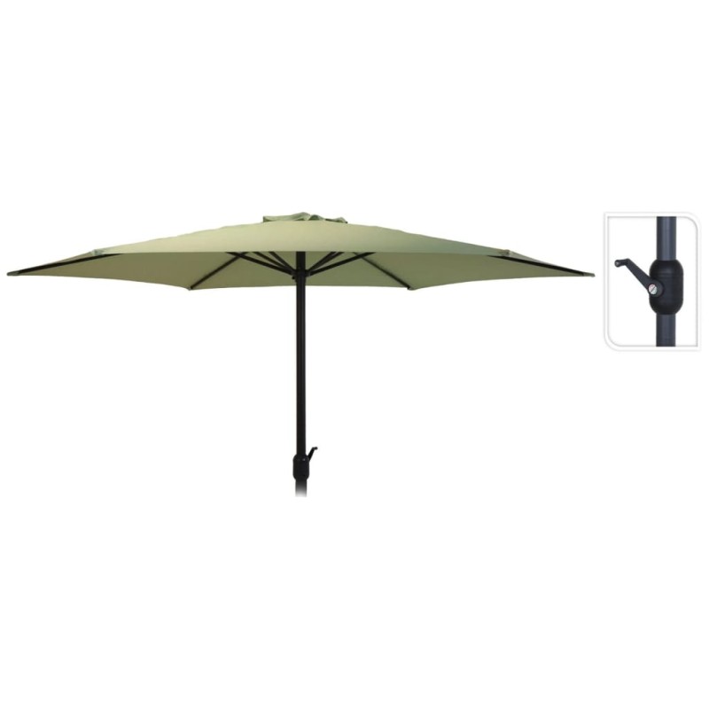 ProGarden Ombrellone Parasole Monica 270 cm Verde ProGarden Ombrellone Parasole Monica 270 cm Verde